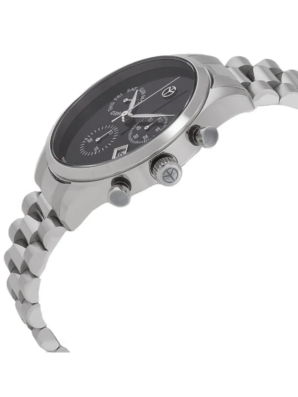 NWT Mathey-Tissot Urban Chrono Chronograph Quartz Black Dial Men's Watch